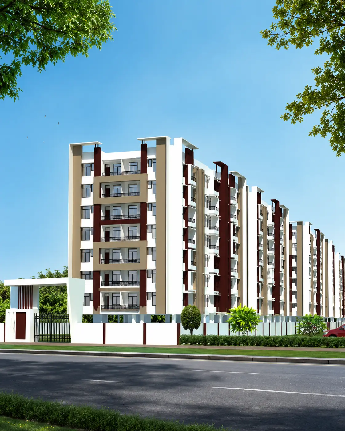 Luxury Green City Township Architecture